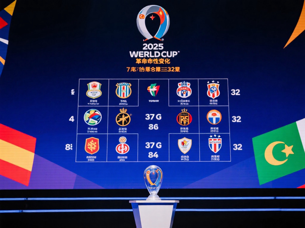 2025世俱杯分组：豪强均分？32队逐鹿新格局，淘汰赛悬念加倍